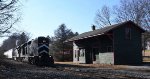 DDRV RP-1 heads east past the former DL&W depot with 25 cars